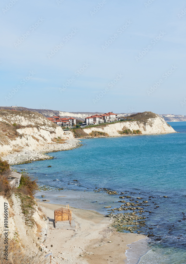 Fototapeta premium Seafront city of Balchik in Bulgaria, nature