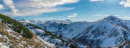 Tatra mountains witch beautiful clouds