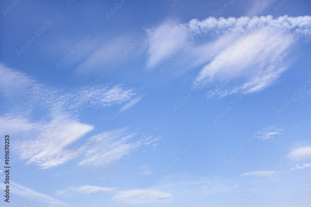 Fototapeta premium Cloudscape with different clouds