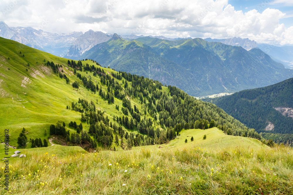 Val di Fassa valley, Dolomites, Italy