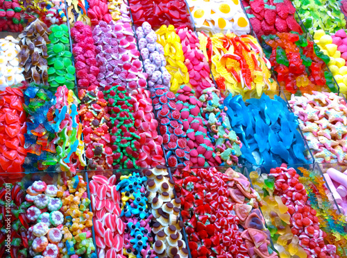 Assortment of colorful candies © miff32