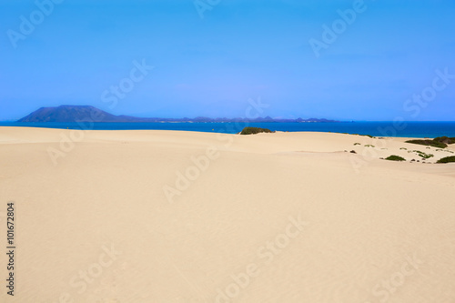 Corralejo dunes Fuerteventura island desert