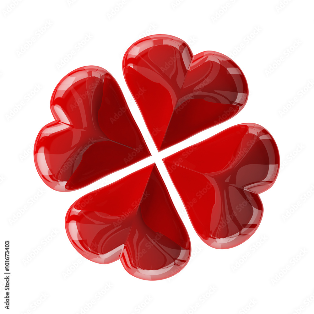 Fotografie Glass love hearts