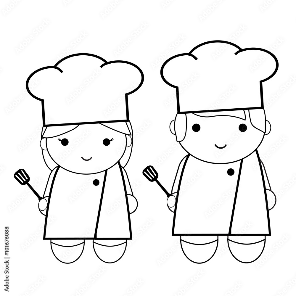 doodle woman and man - chef
doodle woman and man - chef