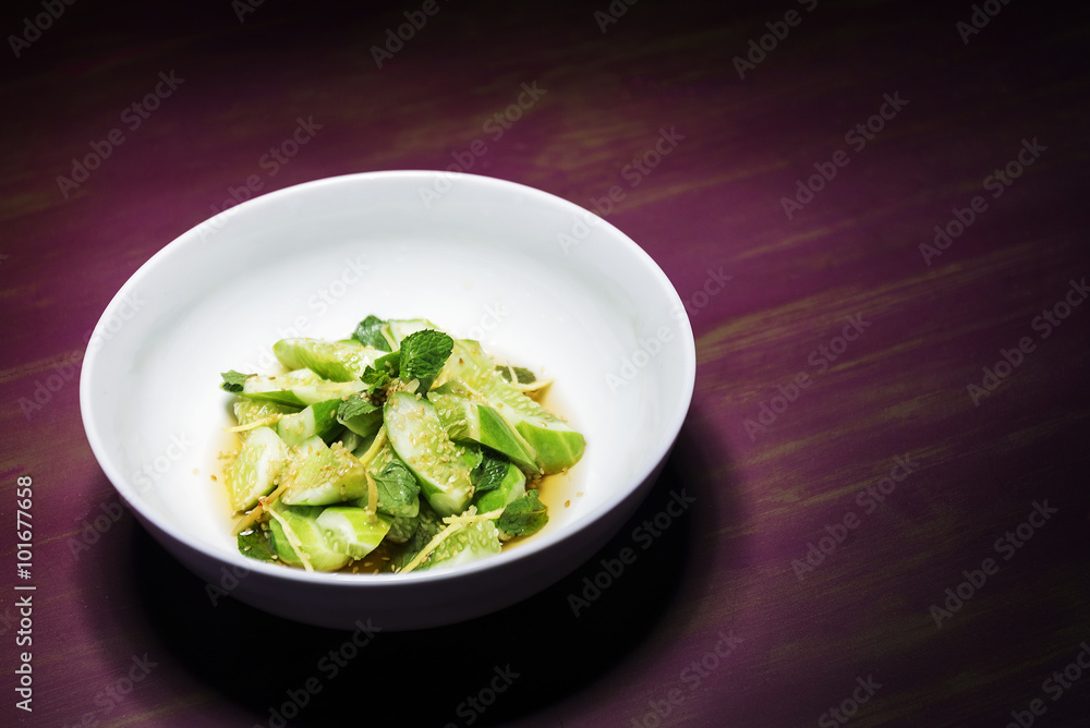 cucumber ginger and sesame asian salad cucumber ginger and sesame asian salad