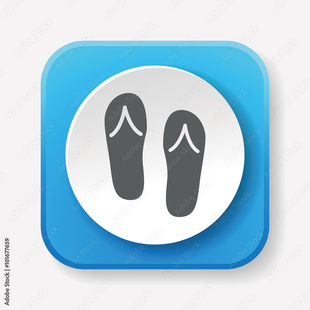 Flip-flops icon Flip-flops icon