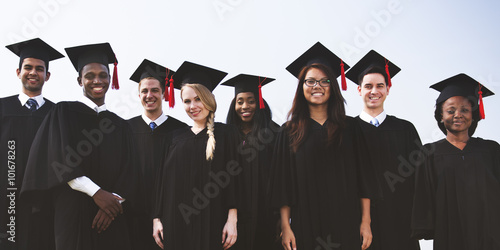 Students Graduation Success Achievement Concept photo