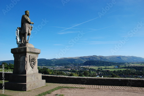 King Statue in Scotland 
