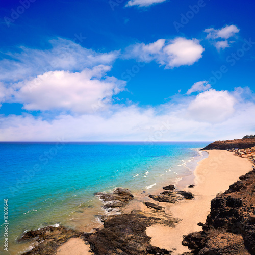 Fototapeta Naklejka Na Ścianę i Meble -  Costa Calma beach of Jandia Fuerteventura