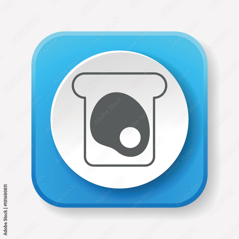 bread toast icon bread toast icon