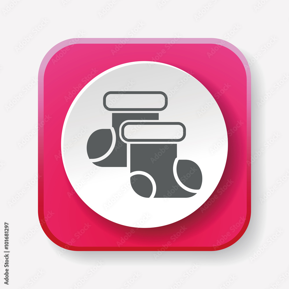 baby socks icon baby socks icon