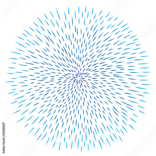 Vector blue line abstract background
