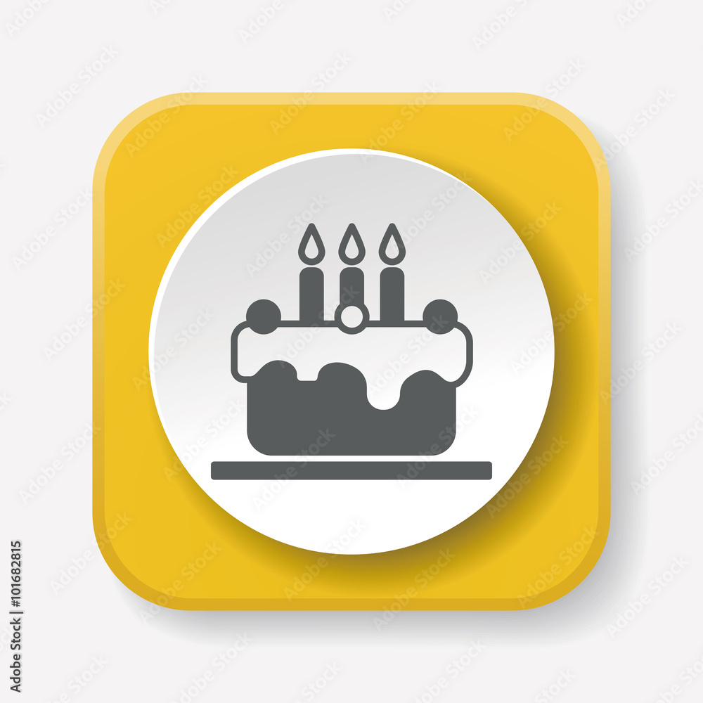 birthday cake icon birthday cake icon