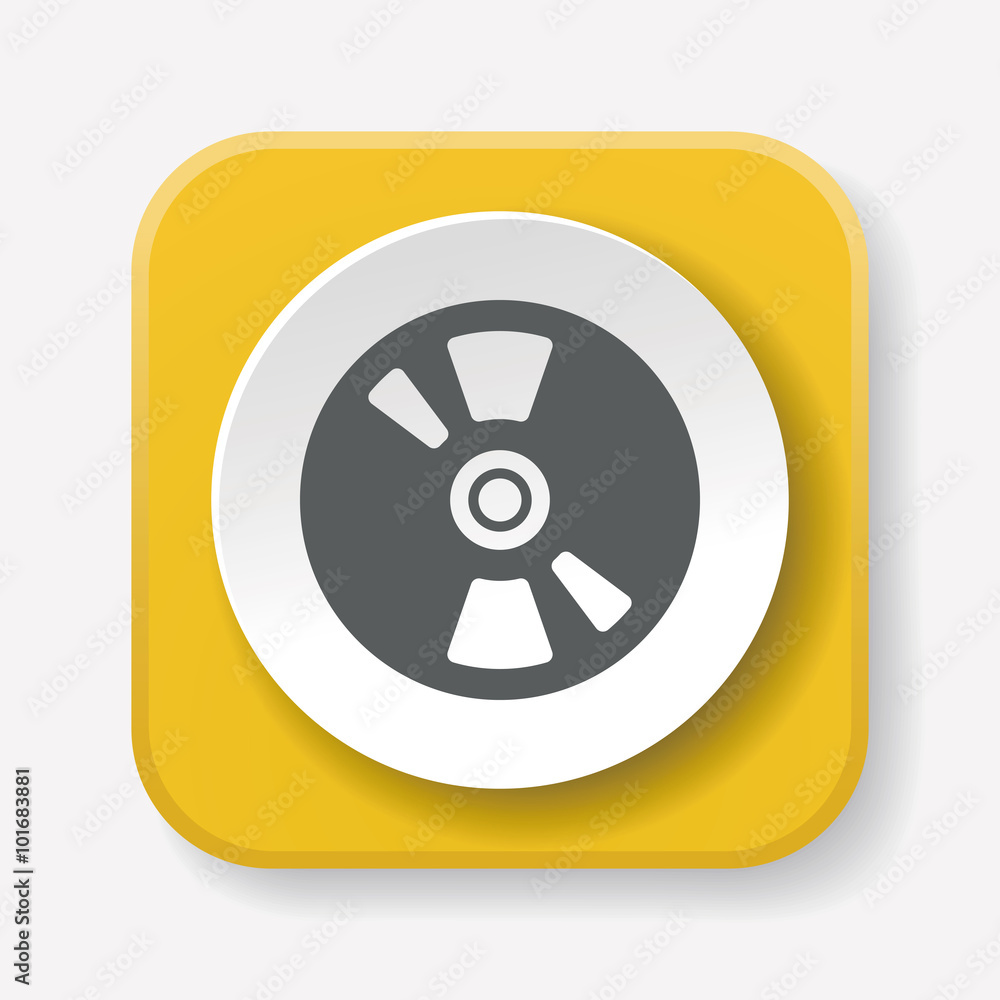 Fototapeta premium DVD icon