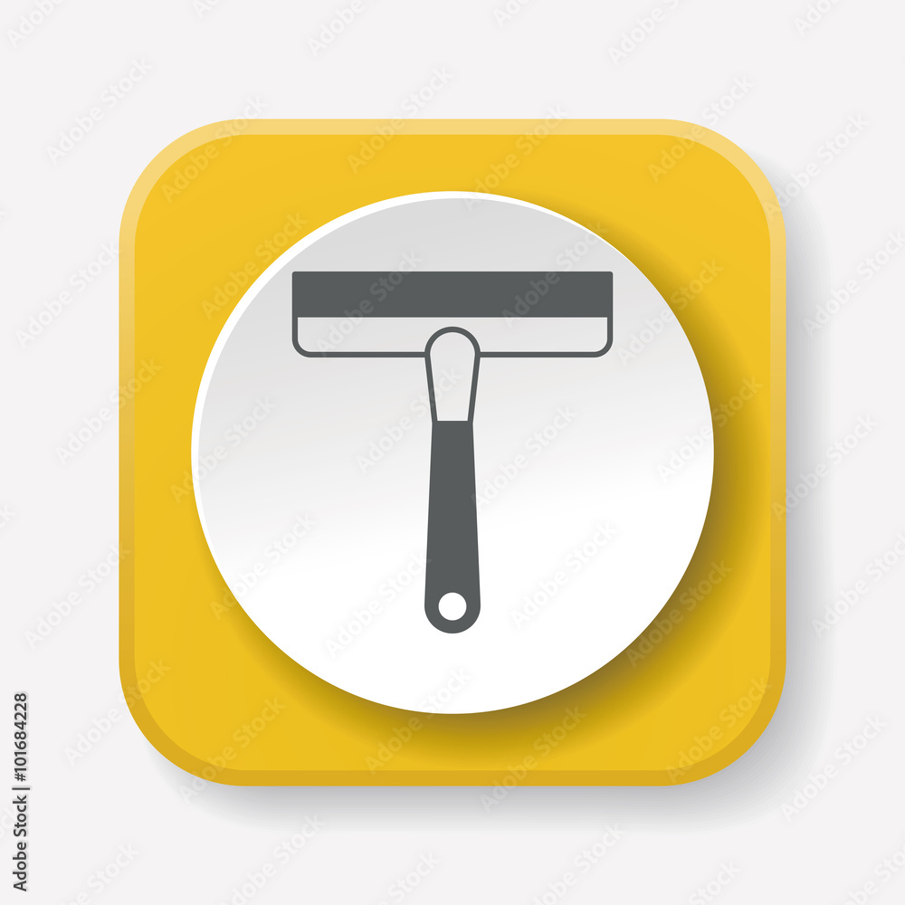 cleaning brush icon