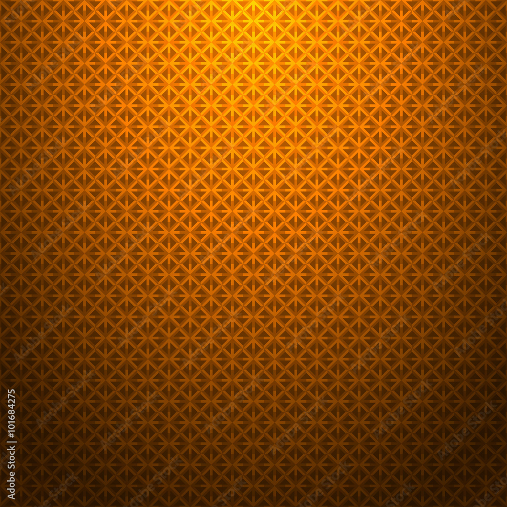Orange geometric seamless pattern