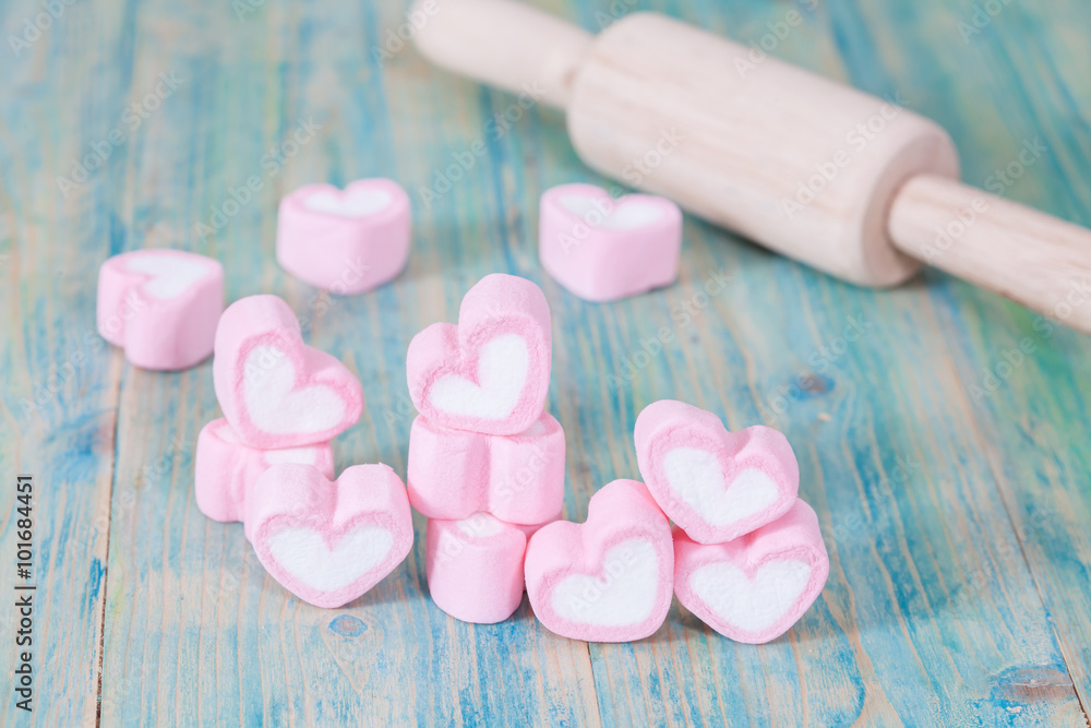 heart shaped candies on background,selective focus. heart shaped candies on background,selective focus.
