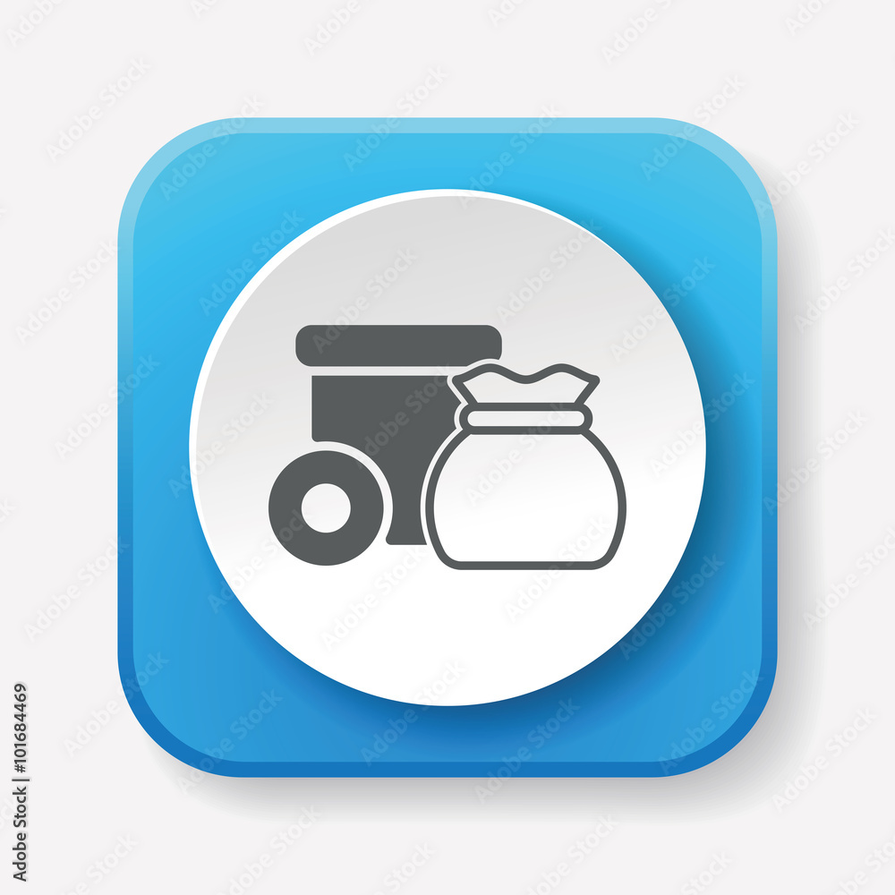 trash bag icon trash bag icon