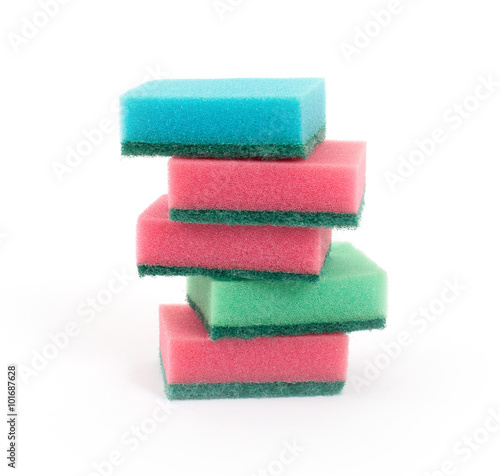 Sponge stack, isolated
