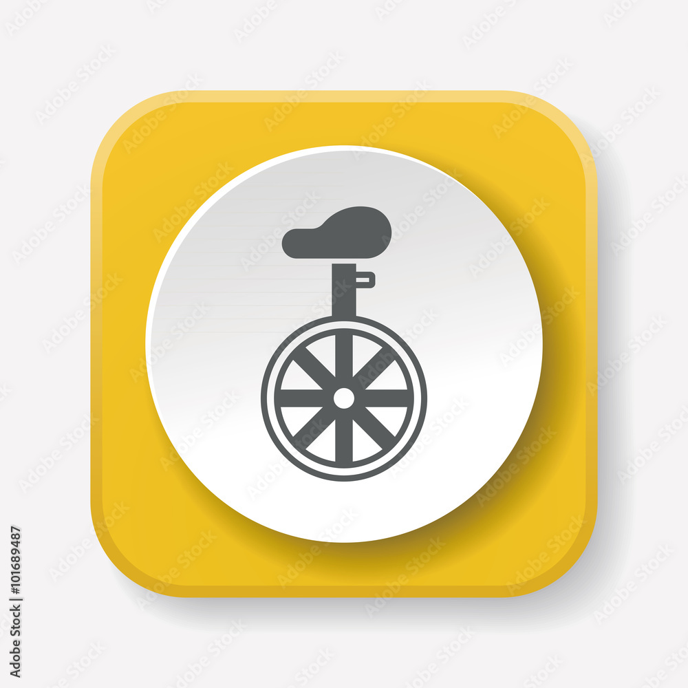 Fototapeta premium Unicycle icon