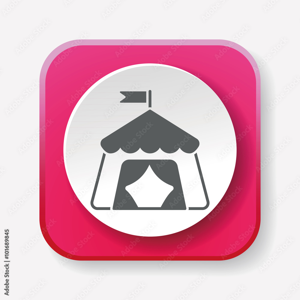 Obraz premium circus tent icon