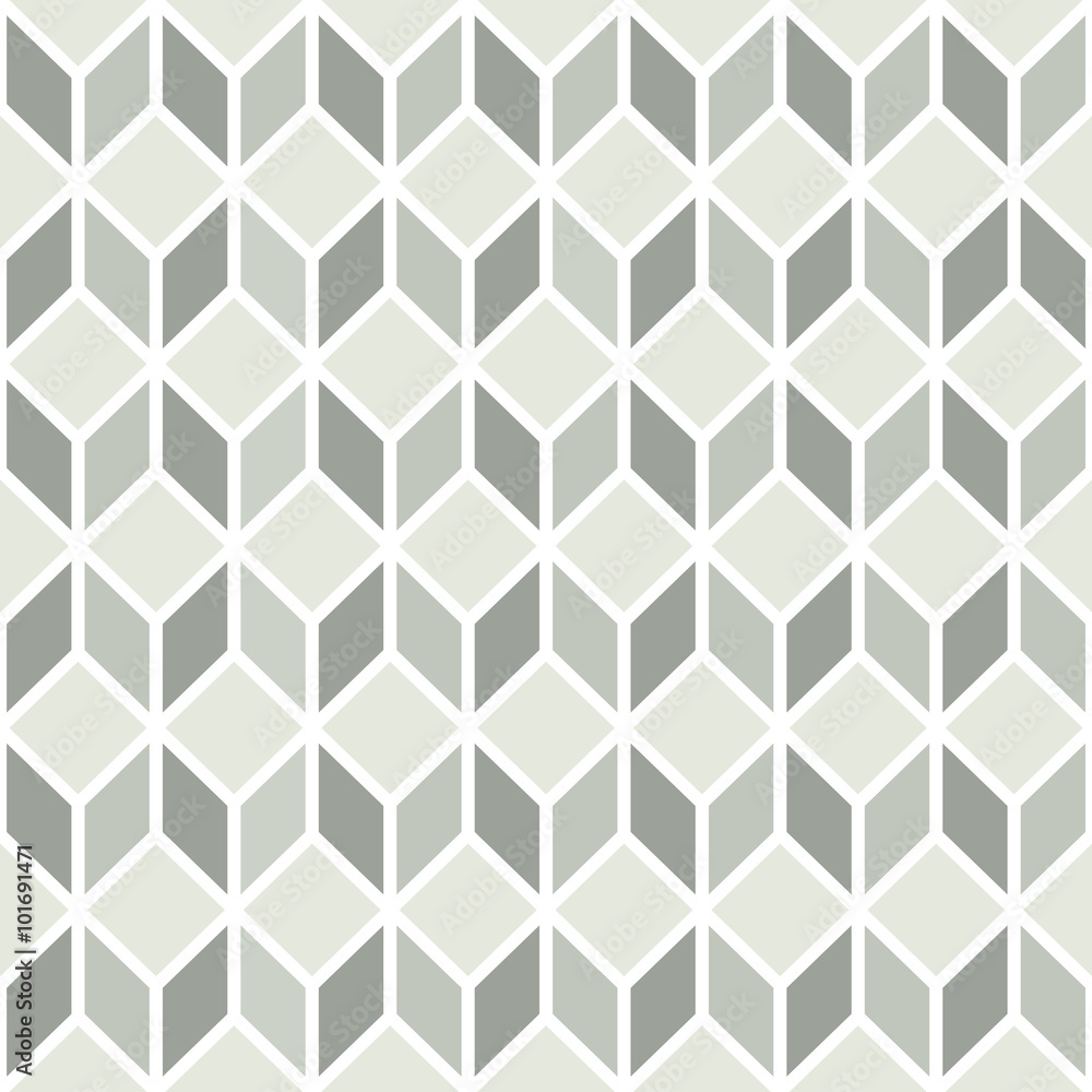 Grey and white stylized cube seamless pattern. Vector flat design. Grey and white stylized cube seamless pattern. Vector flat design.
