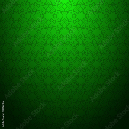 Green geometric pattern