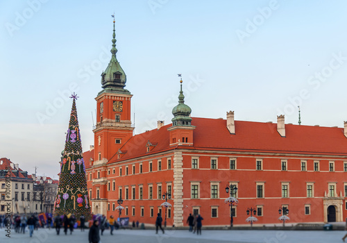 Royal Palace in old town Warsaw, Poland