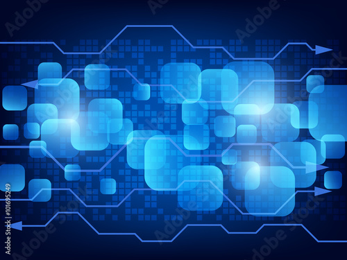 vector digital technology concept abstract background