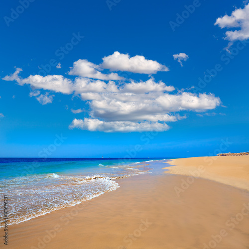 Morro Jable Matorral beach Jandia in Fuerteventura
