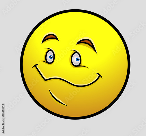 Creepy Smile Emoticon
