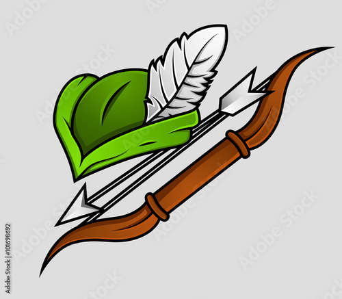 Robin Hood Cap and Archer Accessories