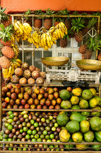 Fruit stall in Ethiopia photo