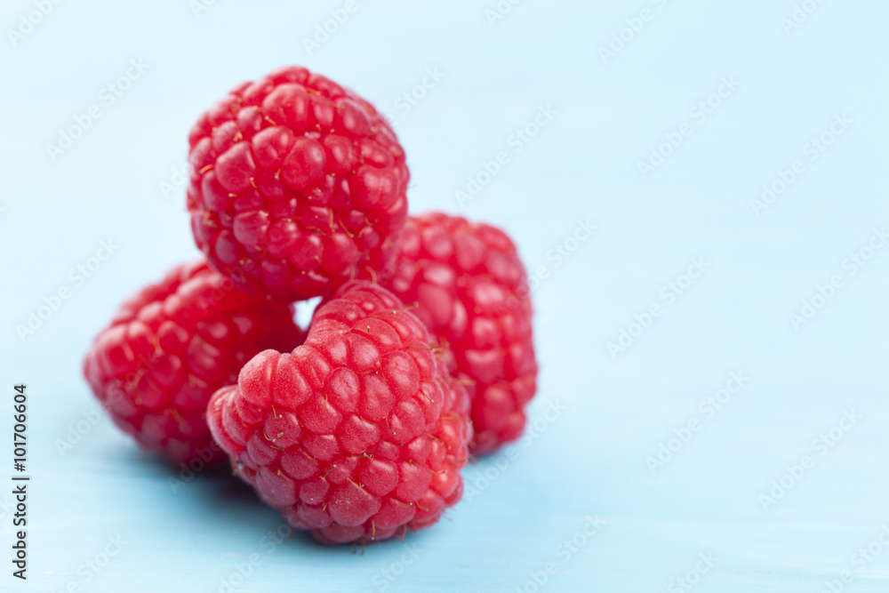 Rasberrys on a wooden table Rasberrys on a wooden table