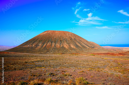 Tindaya area in Fuerteventura at Canary Islands