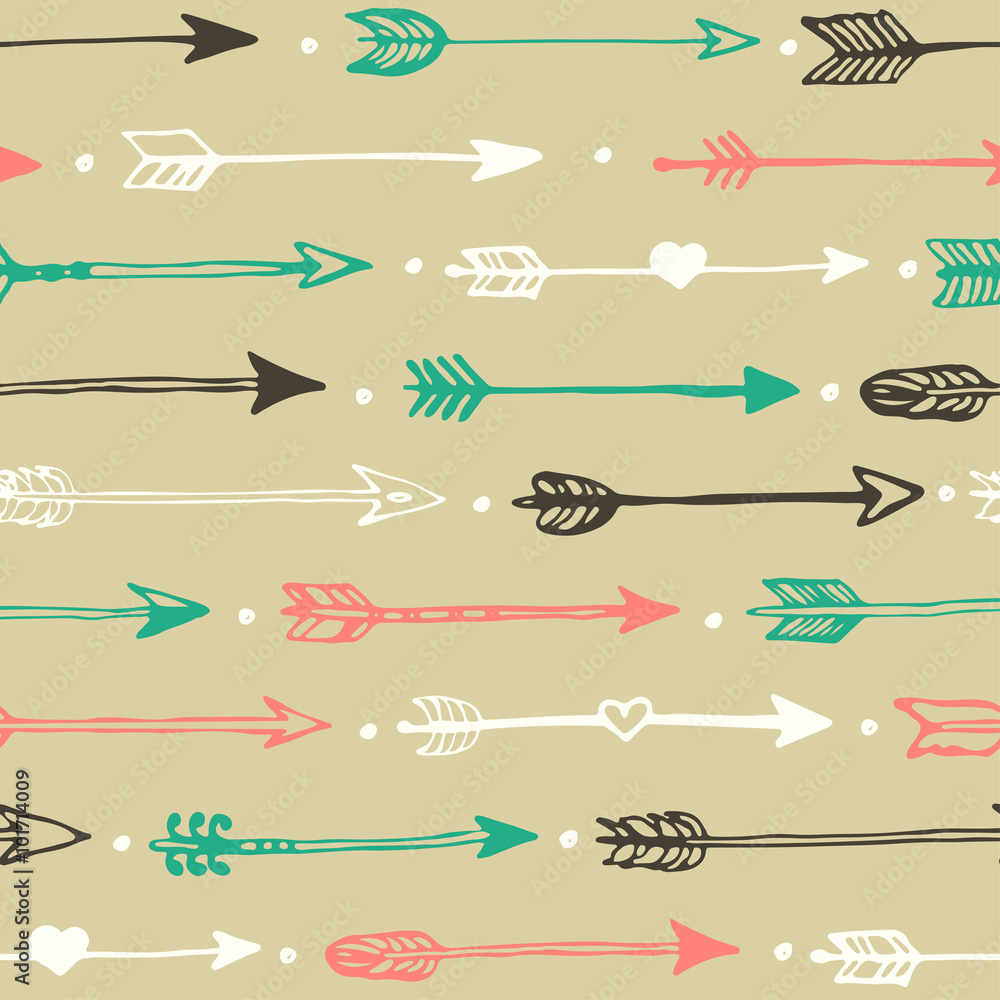Tribal hand drawn ethic doodle pattern. Tribal hand drawn ethic doodle pattern.