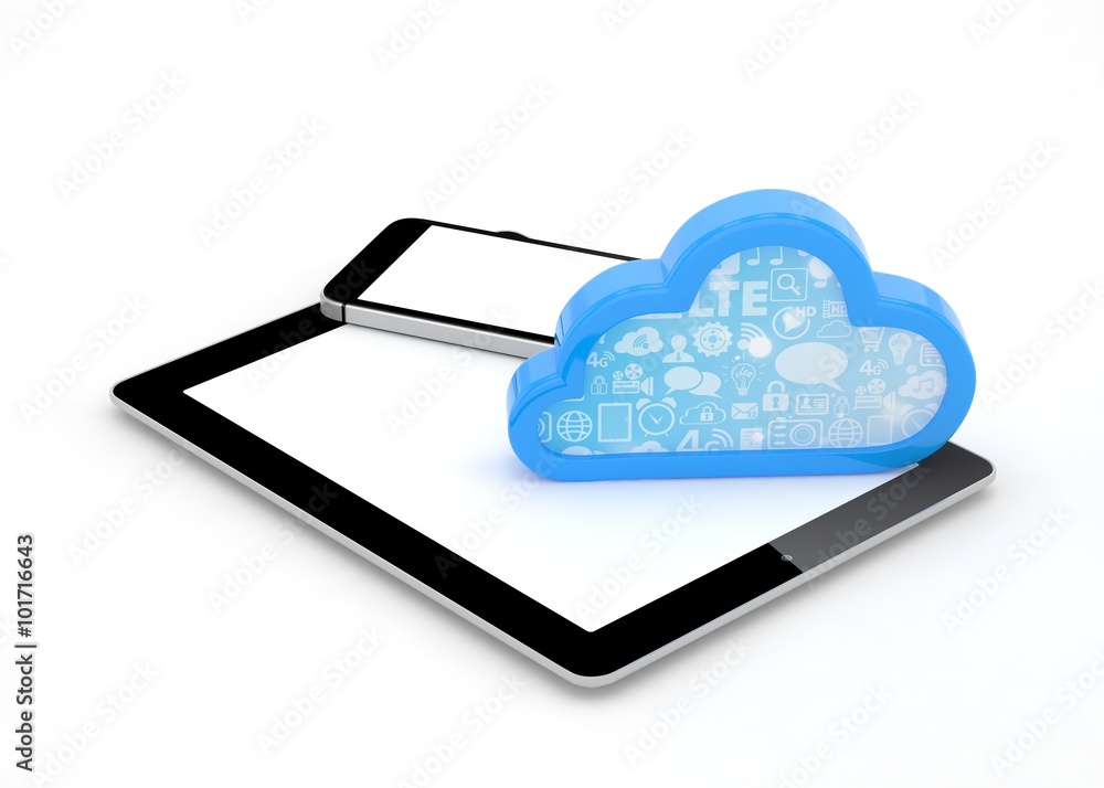 tablet pc, smart phone and cloud tablet pc, smart phone and cloud