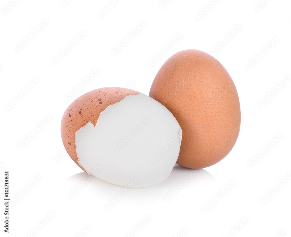 boiled egg isolated on white background boiled egg isolated on white background