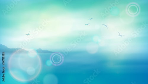 Sea Vector Background 