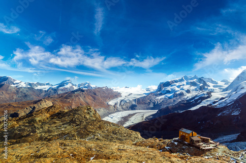 Alps mountain landscape in Swiss