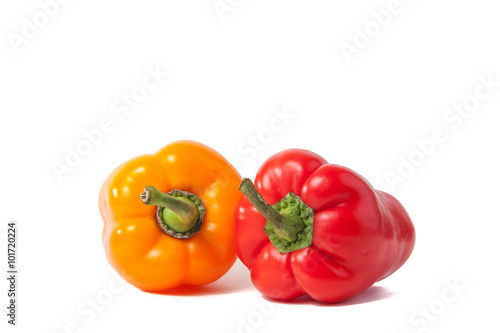 Red and yellow pepper
