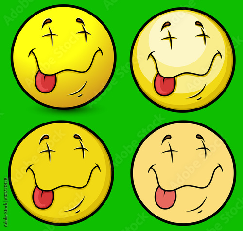 Ecstasy face Smiley