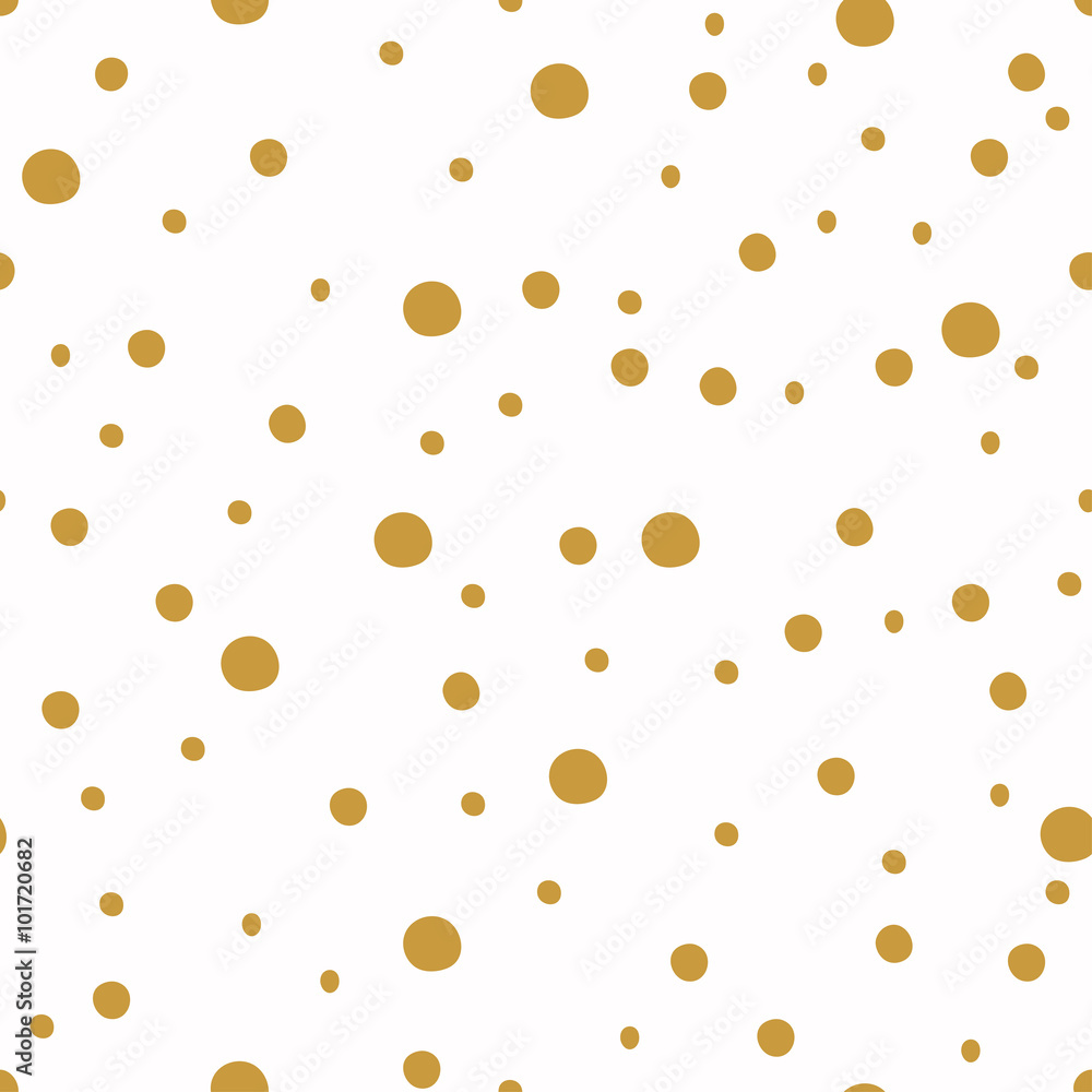 Seamless pattern with dot. Christmas backgrounds.