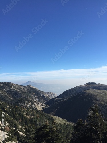 greek mountain view
