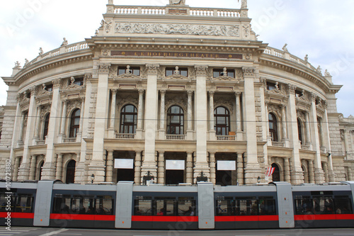 Famous national teater - Burgtheater in Vienna, Austria