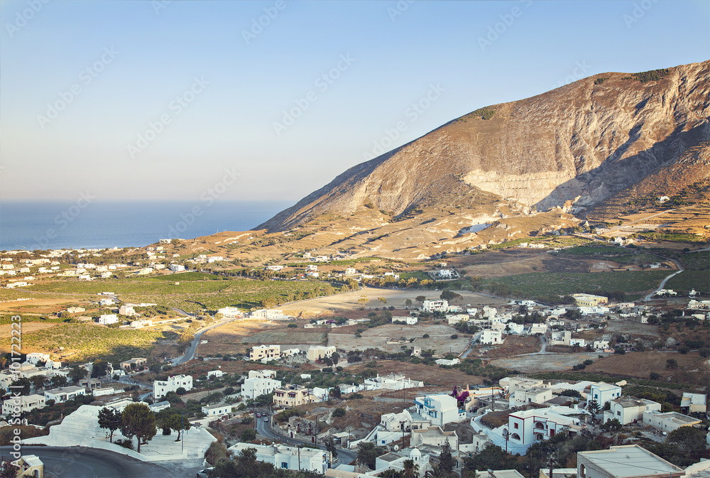 Rural Santorini village