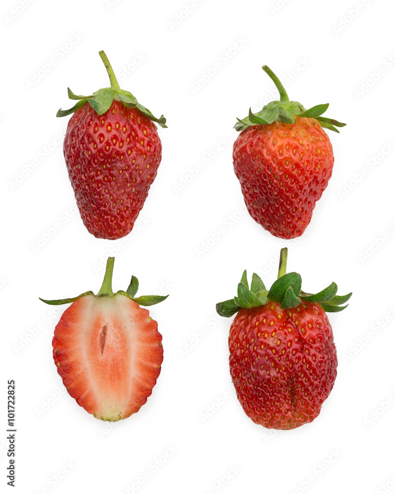 Strawberry isolated on a white background Strawberry isolated on a white background