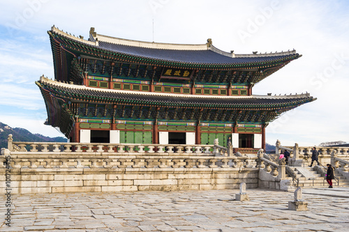 Canvas Print Gyeongbokgung Palace in Seoul, South Korea