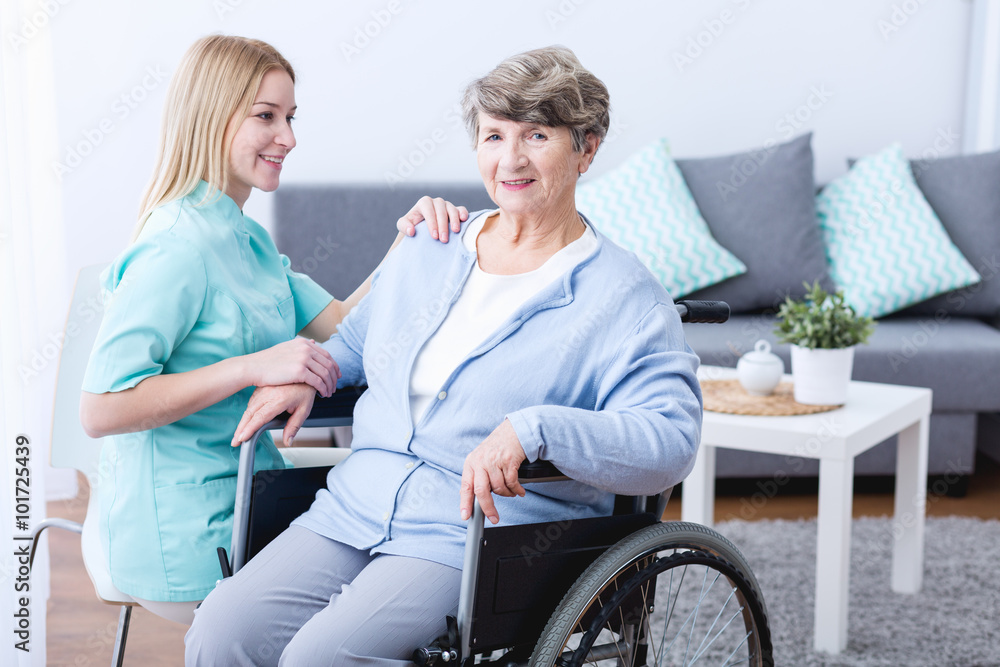 Physiotherapist rehabilitating senior woman Physiotherapist rehabilitating senior woman