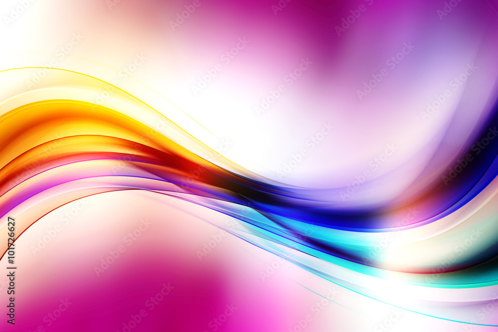 Fototapeta premium Vintage light wave digital illustration design. Abstract beautiful motion colorful background.
